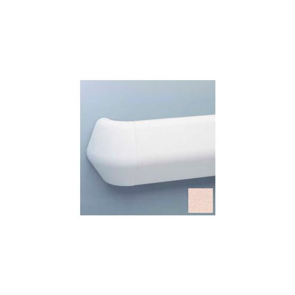 Pawling Flex-Action Triangular Handrail/Wall Guard, 5 3/8" Face, Aluminum Retainer, 12' Long, Ecru BR-800-12-269 - main